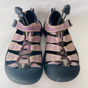 Keen Light Purple Velcro No Tie Closed Toe Sandals